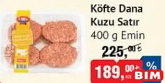 EMİN KÖFTE DANA KUZU SATIR 400 G